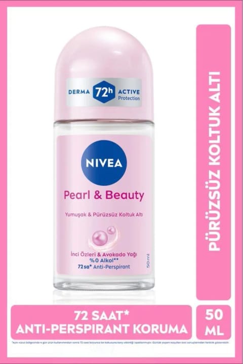 NIVEA رولآن دئودورانت زنانه Pearl&Beauty 50ml