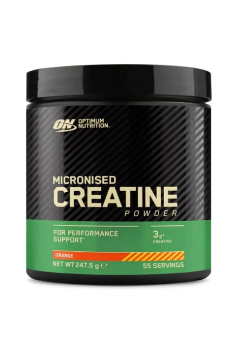 ON Optimum Nutrition کراتین مونوهیدرات طعم پرتقال 247.5 گرم 55 سرویس