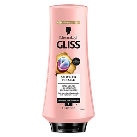 Gliss Split Hair Miracle کرم ترمیمکننده مو برای مهر و موم کردن موخوره - کمپلکس Ionic و هسته انگور