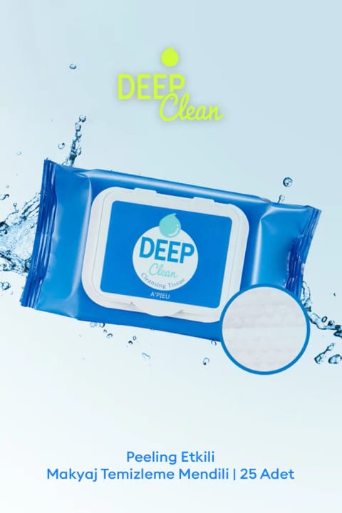 میسا دستمال پاک‌کننده آرایش با اثر لایه‌بردار APIEU Deep Clean Scrub Tissue