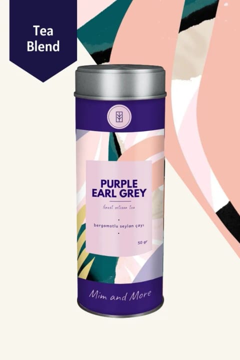 Mim and More Purple Earl Grey Tea - چای سیلان با برگاموت، ۵۰ گرم