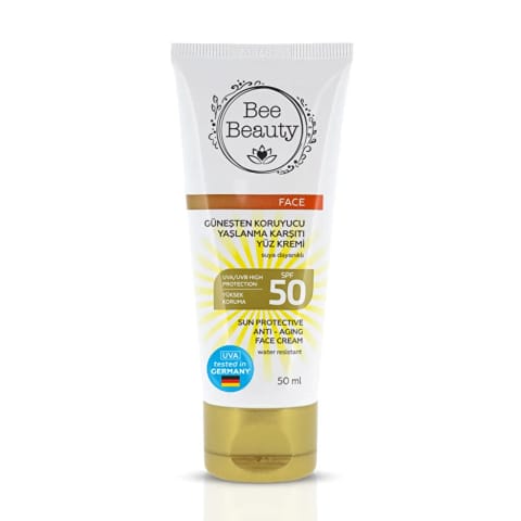 کرم ضدآفتاب ضدپیری صورت بی بیوتی SPF 50 - 50 میلیلیتر