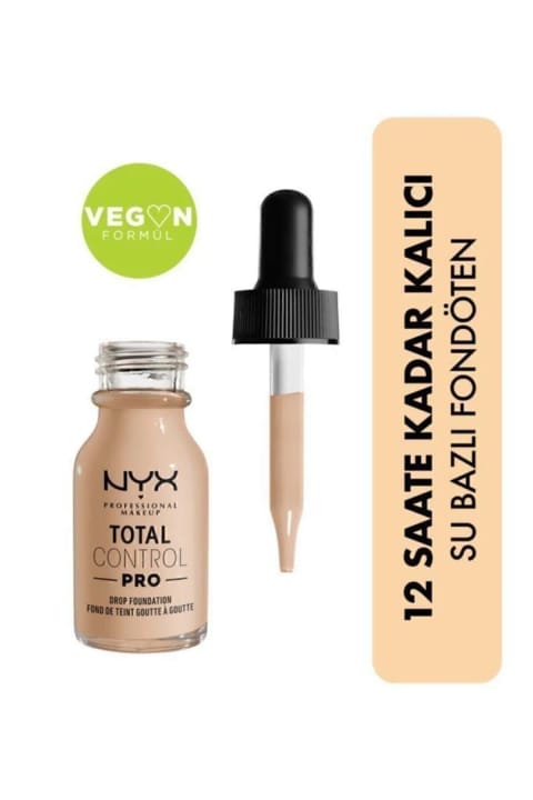 NYX Professional Makeup Total Control Pro Drop Foundation Alabaster - فونداسیون
