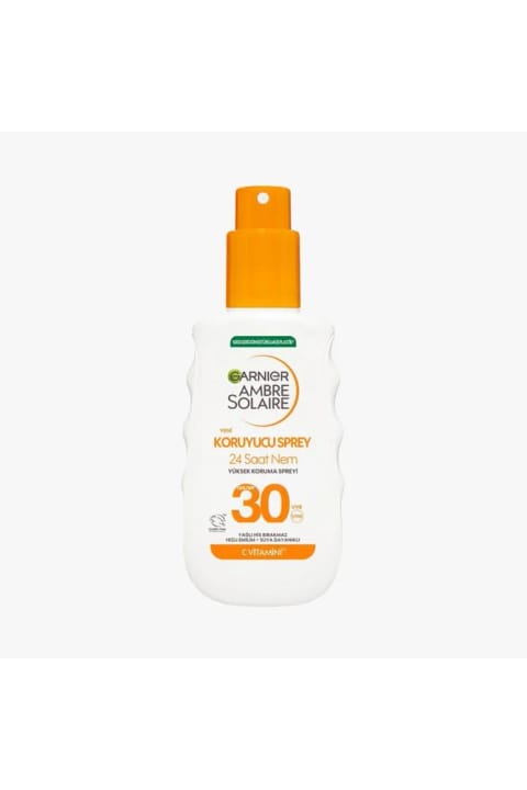 گارنیه آمبر سولر ۲۴ ساعت مرطوبکننده اسپری محافظت بسیار بالا SPF30 150ml
