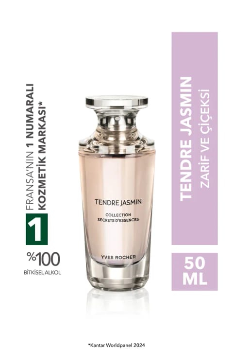 Yves Rocher Tendre Jasmin EDP - Secret d'Essence - عطر زنانه - وگان - 50 میلیلیتر