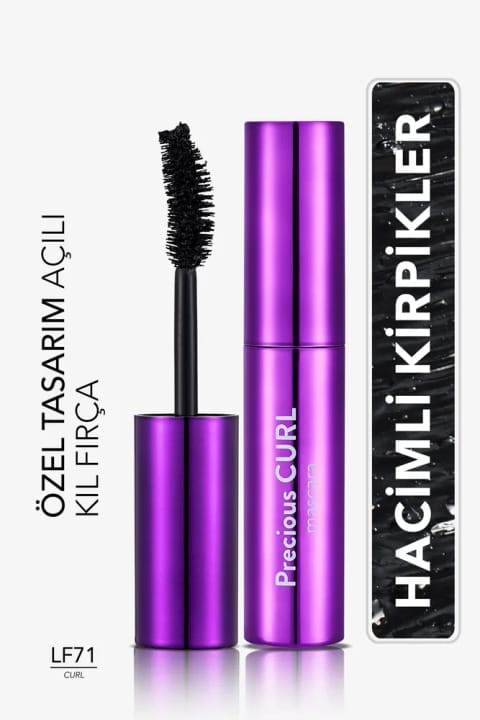 Flormar حجم و فر دهنده مژه (مشکی) - Precious Curl Mascara