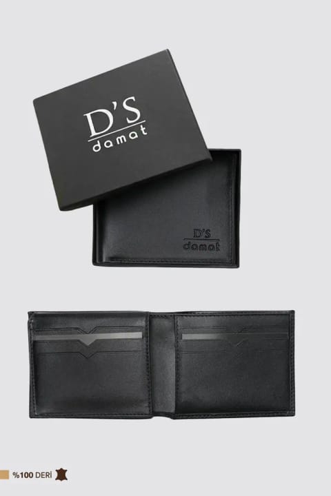 D'S Damat کیف پول چرم اصل با جعبه استاندارد