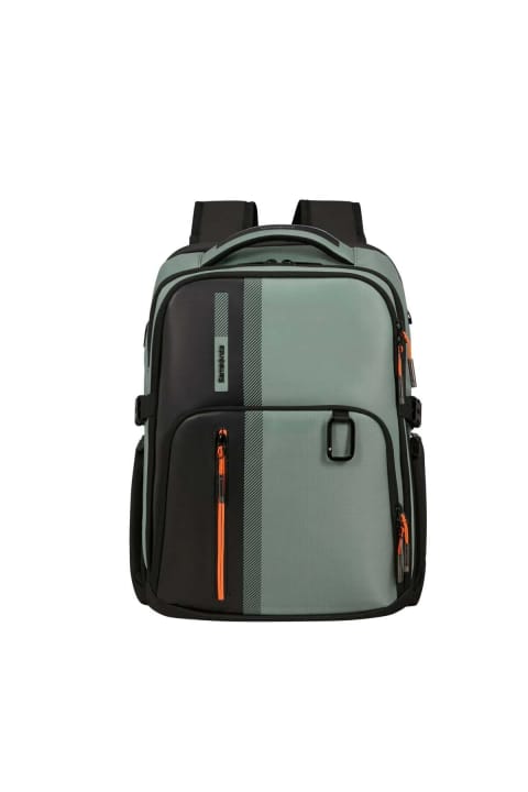 کوله‌پشتی لپ‌تاپ Samsonite Biz2go سبز ۱۵.۶ اینچ (با ورودی USB)