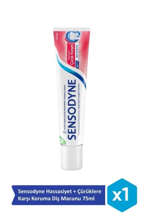 خمیردندان Sensodyne محافظت در برابر حساسیت و پوسیدگی ۷۵ میلی‌لیتر