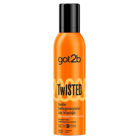 فوم مراقبت از مو فرکنندهٔ حالتدهنده Got2b Twisted ۲۵۰ میل