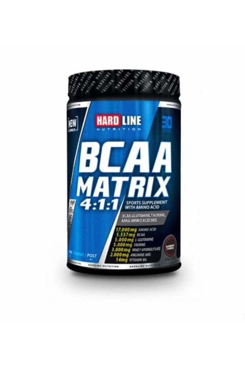 BCAA Matrix 630 گرم طعم میوه گرمسیری هاردلاین