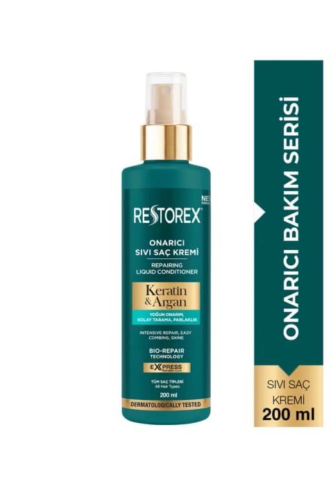 Restorex کراتین و آرگان ترمیم‌کننده مایع مو ۲۰۰ میلی‌لیتر