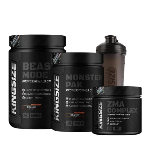 Kingsize Nutrition Beast Mode + Monster Pak + ZMA Complex ترکیب