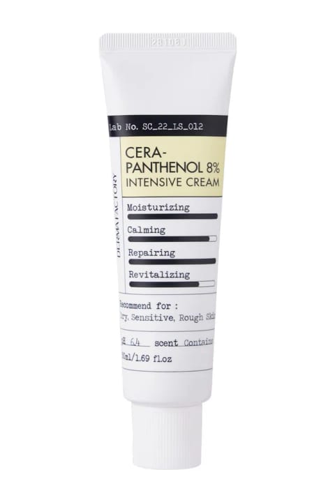 DERMA FACTORY کرم تقویت‌کننده پوست با Ceramide و Panthenol Cera-panthe...