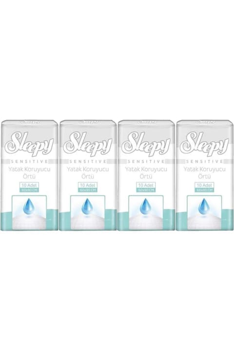Sleepy محافظ تشک بزرگسال 60×90 سانتی‌متر 40 عددی (4 بسته 10 عددی)