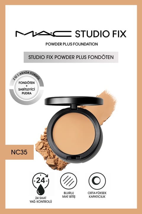 فونداسیون پودری M.A.C Studio Fix Powder Plus - NC35