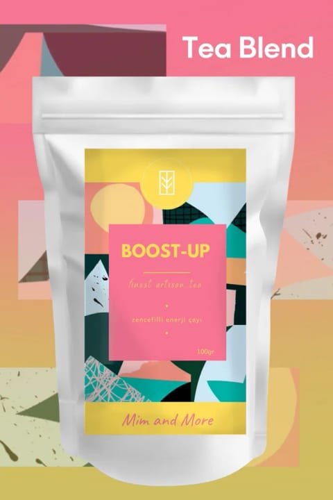چای انرژی زا زنجبیل Mim and More Boost-up