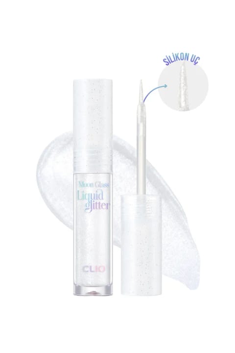 گلیتر مایع شفاف و براق کلایو Moon Glass Liquid Glitter Sweet Cl... — 01 Baby Snow