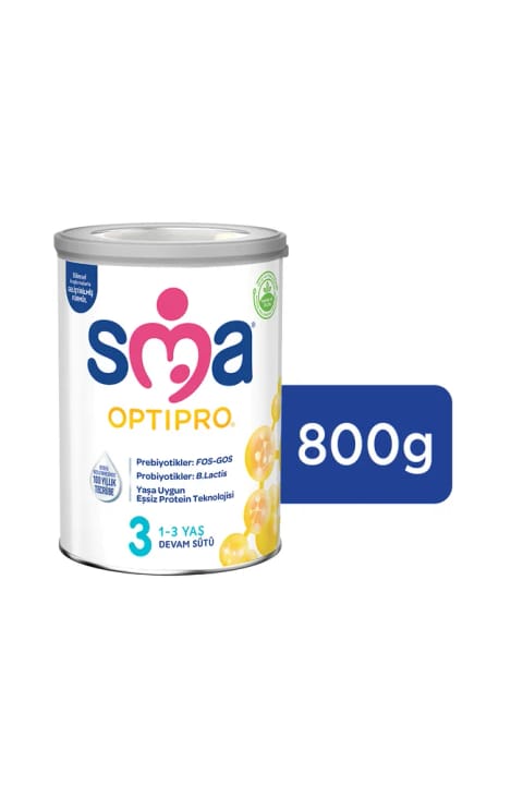 SMA Optipro 3 800 گرم شیر ادامهدهنده ۱-۳ سال