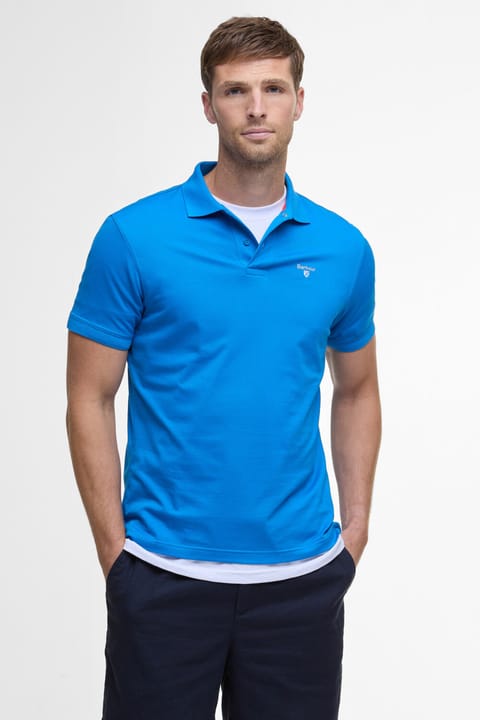 پولو یقه Barbour Active Tailored Fit BL62 Sport Blue