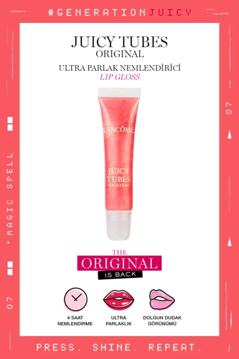 Lancome Juicy Tubes Lip Gloss مرطوبکننده و براقکننده لب 07 Magic Spell 3...