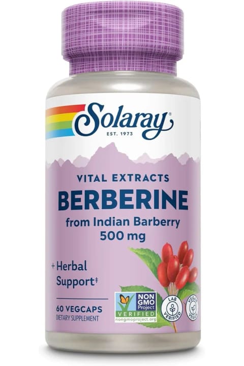 Solaray Vital Extracts بربرین 500 میلیگرم 60 کپسول گیاهی