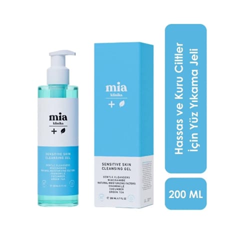 Mia Klinika شوینده صورت برای پوست حساس و خشک 200 میلیلیتر