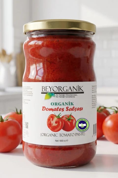 BEYORGANİK رب گوجهفرنگی ارگانیک 660 سیسی (دارای آنالیز آفتکش)