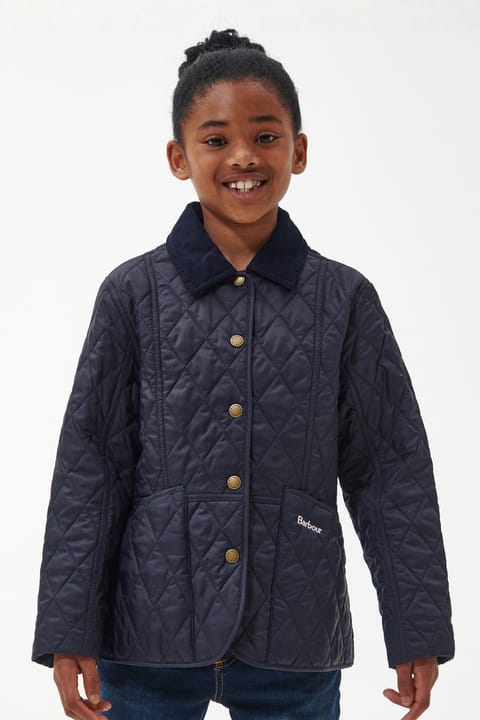 کاپشن کاپیتونه دخترانه Barbour Summer Liddesdale NY94 Navy-Gardenia