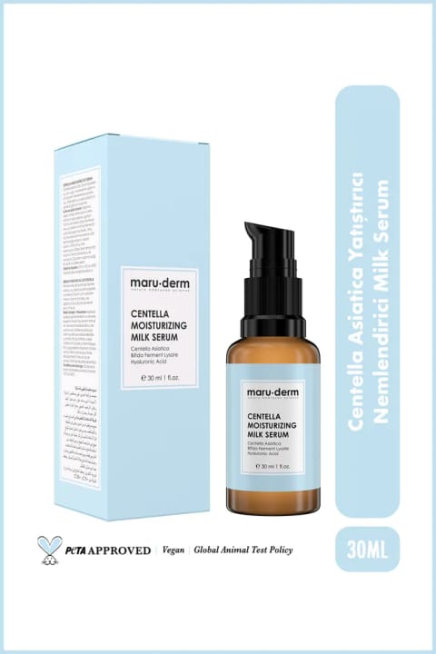 Maru.Derm Centella Asiatica تسکیندهنده و مرطوبکننده میلک سرم ۳۰ میلیلیتر