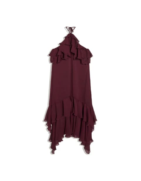 Frilled midi dress — پیراهن میدی با چیندار