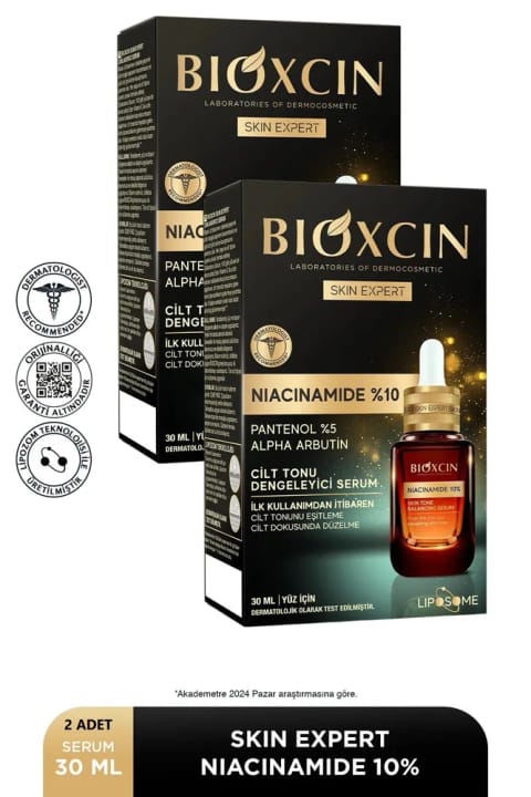 Bioxcin نیاسینامید 10% سرم 2×30 میلیلیتر