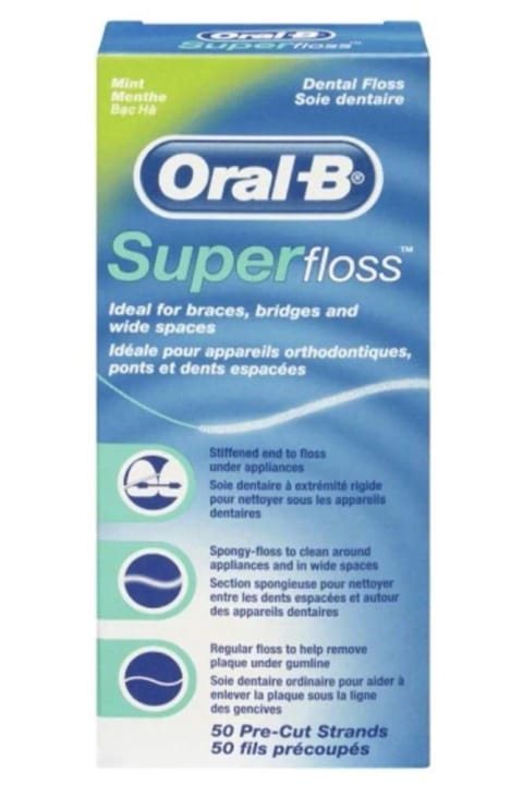 نخ دندان سوپر فلاس Oral-B ۵۰ عددی