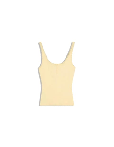 Lace Henley تاپ کامیزول