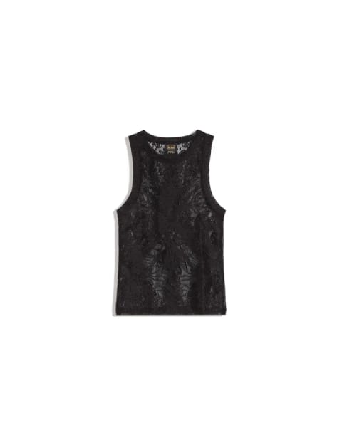 تاپ بدون آستین توری ARIES X BERSHKA