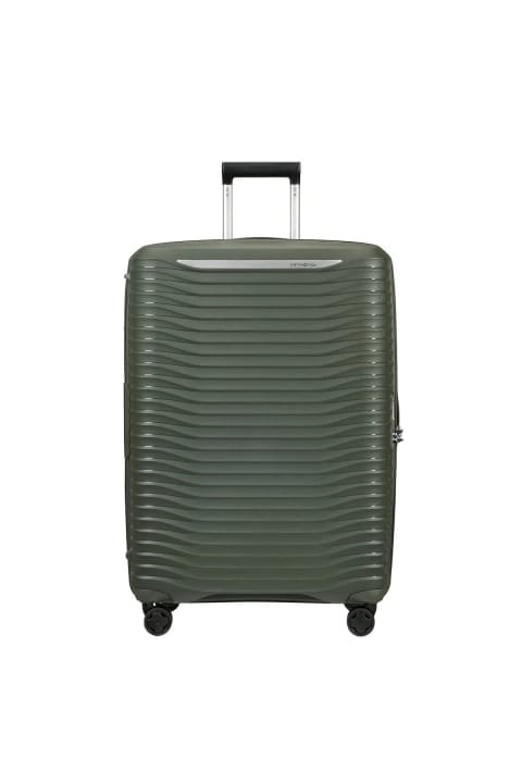 چمدان بزرگ Samsonite Upscape Spinner سبز، آکاردئونی، ۴ چرخ، ۷۵ سانتیمتری