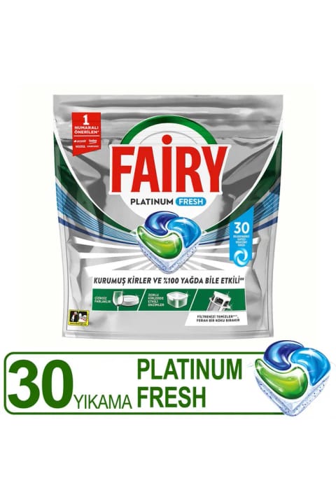 Fairy Platinum Fresh ماشین ظرفشویی کپسولی 30 عددی