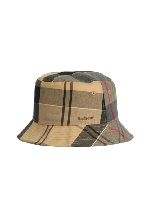 کلاه لبه‌دار (باکت) مردانه Barbour مدل Telfield Tartan رنگ TN31 Dress Tartan