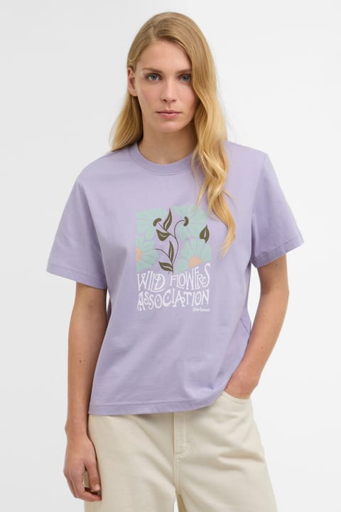 تیشرت Barbour Selena PU35 Heather Mist