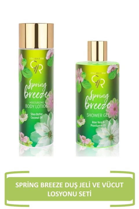 ست ژل دوش و لوسیون بدن Golden Rose Spring Breeze