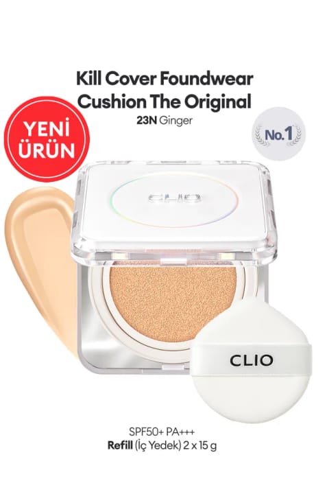 کوسن فونداسیون مات CLIO Kill Cover Founwear The Original + رفیل (23N Ginge...)