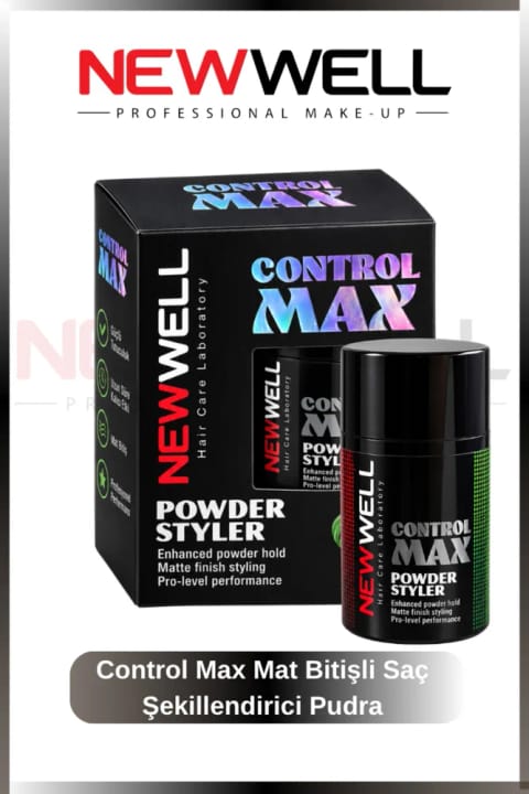 پودر حالتدهنده مو New Well Control Max با فیکس قوی و فینیش مات ۲۰ گرم