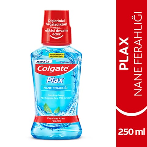 Colgate Plax نعنا بدون الکل دهان‌شویه ۲۵۰ میلی‌لیتر