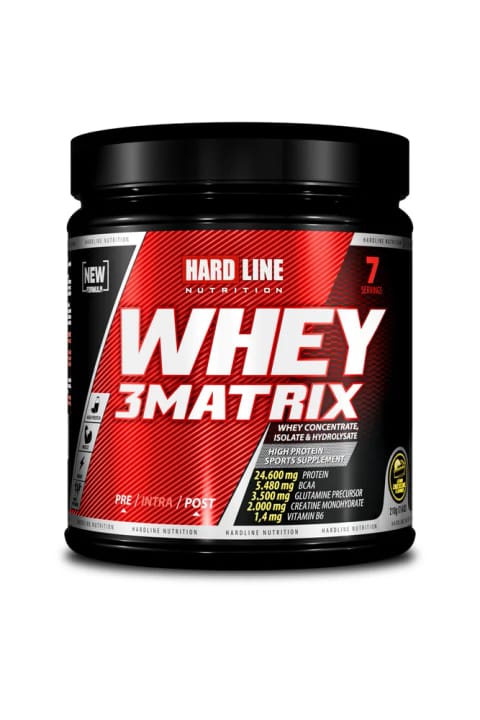 هاردلاین Whey 3matrix 210 گرم پودر پروتئین لیمو چیزکیک