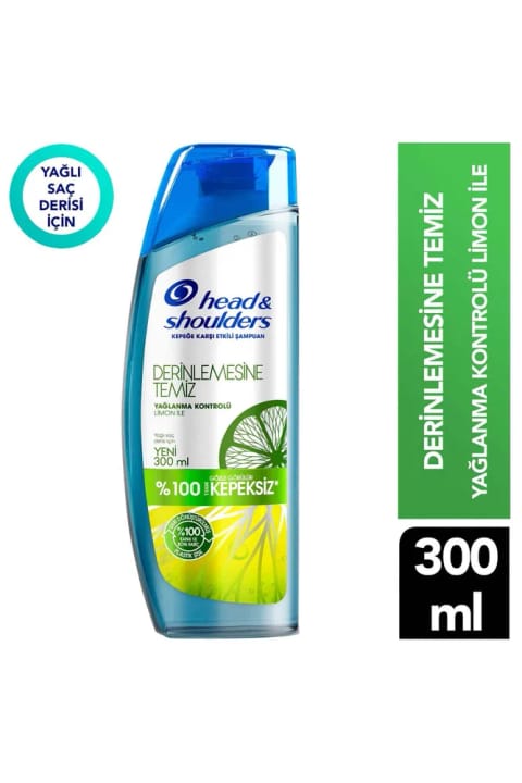 هد اند شولدرز شامپو ضد شوره پاکسازی عمیق ضد چربی 300ml