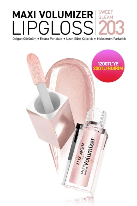 Alix Avien MaxiVolumizer Lipgloss 203 - Magical Dust - ماندگار و مرطوبکننده
