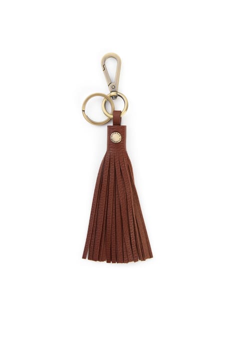 کیف چرم Barbour مدل Tassle Charm BR11 Brown