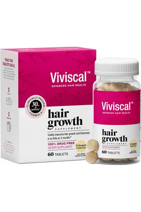 مکمل غذایی سلامت پیشرفته مو Viviscal 60 قرص ساخت آمریکا