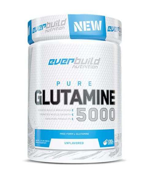 EVERBUİLD Glutamine 5000 / 500g - 100 سروینگ