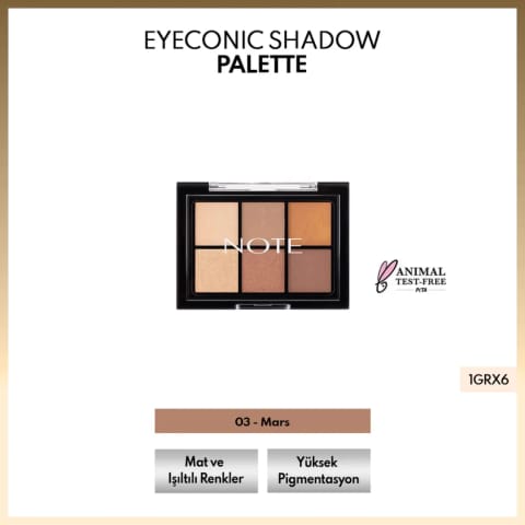 Note Eyeconic سایه چشم پالت 03 Mars